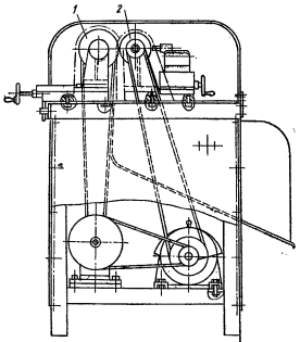 Шлифовальный станок для снятия заусенцев с плоских деталей