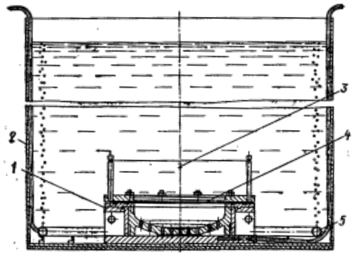 Установка для взрывной штамповки с воздушно-пузырьковой защитой